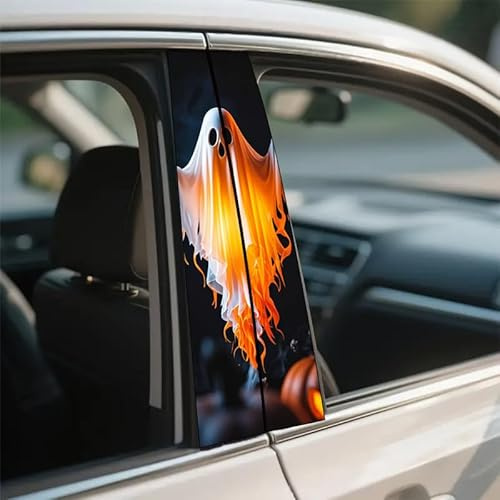 OPSLEA Auto Aufkleber, 19,69 x 9,84 Zoll, Personalisiertes Vinyl-Aufkleber-Set für Fahrzeugtürsäulen, Wasserfester Auto-B-Säulen-Aufkleber für Autos, Lieferwagen, SUVs und LKWs