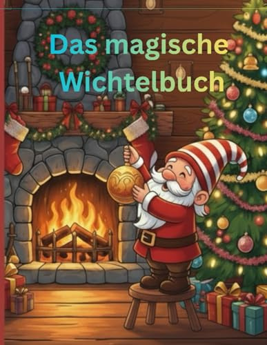 Das magische Wichtel Ausmalbuch: 25 liebevolle & detailreiche Schwarz-Weiß-Bilder für Kinder und Erwachsene – Der perfekte Malspaß zur Weihnachtszeit