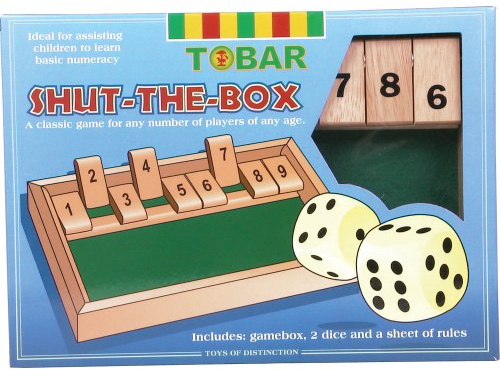 Tobar Shut The Box Board Game