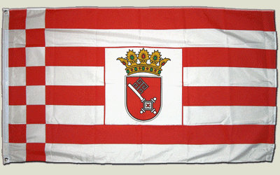 Flagge Deutschland Bremen - 90 x 150 cm