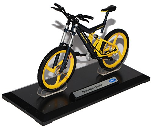 Welly Porsche Bike Fs Evolution Grau 1/10 Fahrradmodell Fahrrad Modell