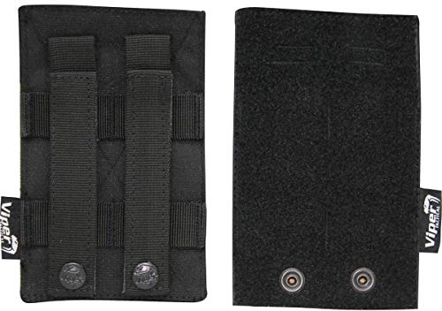 Viper TACTICAL Modular - Verstellbares Klett-MOLLE-Panel für ID-Patch - Schwarz