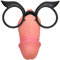 Spassprofi Brille mit Penis als Nase Scherzartikel Partygag Penisbrille Komplettbrille