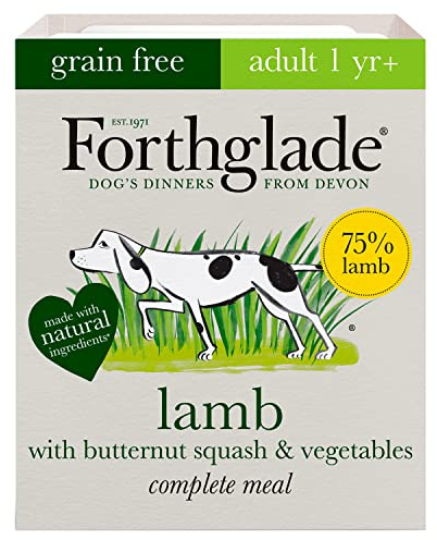 Forthglade Adult 1 Yr+ Lamb with Butternut Squash & Vegetables Complete Meal, 395 g