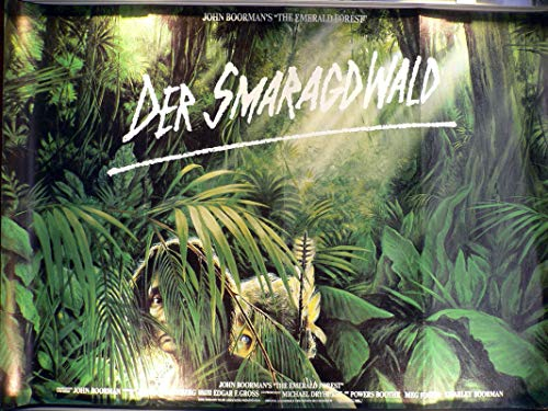 Der Smaragdwald - Powers Boothe - Filmposter 120x80cm Querformat gefaltet