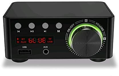 Benkeg HIFI BT5.0 Amplificador digital Mini amplificador de audio estéreo 100 W Potencia de sonido de doble canal