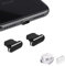 VIWIEU Metal Anti Dust Plug for iPhone 13 12 Mini Pro Max 11 iPad AirPods, 2 Aluminum Lightning Charging Port Cover Compatible with iPhone X, XS, XR, 8, 7 Plus with Plug holder and Storage Box (Black)