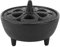 Belissy Cast Iron Incense Burner, Cast Iron Lotus Shaped Incense Aromatherapy Burner Wax Melts Log Burner Zen Minded Cast Iron Lotus Incense Burner for Home Decoration Bathroom Bedroom