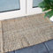 Durable Hardwearing Natural Boucle Jute Rug Dirt Trapper Versatile Woven Lounge Utility Kitchen Area Rugs 80cm x 150cm