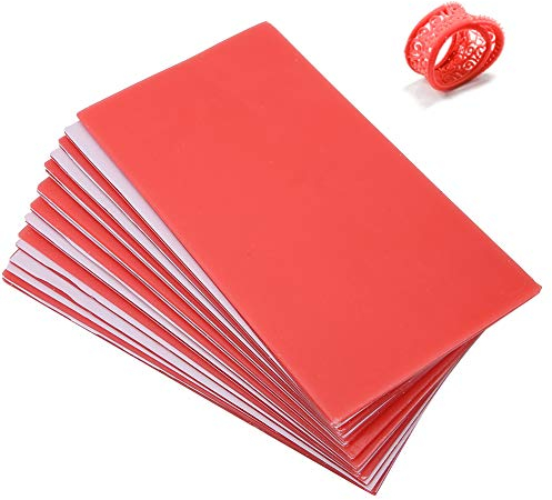 Schmuckwachs Rot Geschnittenes Modellierwachsblatt Gravurherstellung Schnitzwachs Schnitzwachs Stift Gussform Gravur Wachswerkzeug Schmuck DIY Handwerk Ringe Herstellung von Modellschmuck