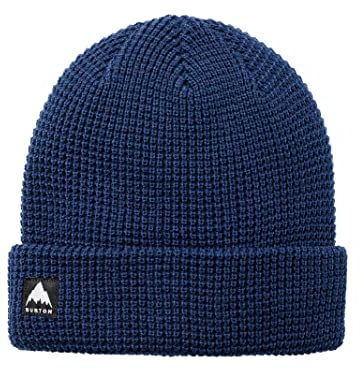 Burton Herren Recycled Waffle Beanie-Mütze, Dress Blue, 1SZ