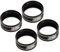 INJORA RC Messing Schwarze Beschichtung Interner Beadlock Ring Klemmring 94g Radgewicht für 1.9 Zoll Felge für 1/10 RC Crawler Axial SCX10 II 90046 TRX-4 VS4-10 UpgradeTeile