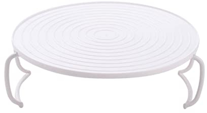 Clicitina Microwave Plate Stacker Microwave Tray Rack Oven Tray Rack Steamer with Legs Wi391 (A, One Size)