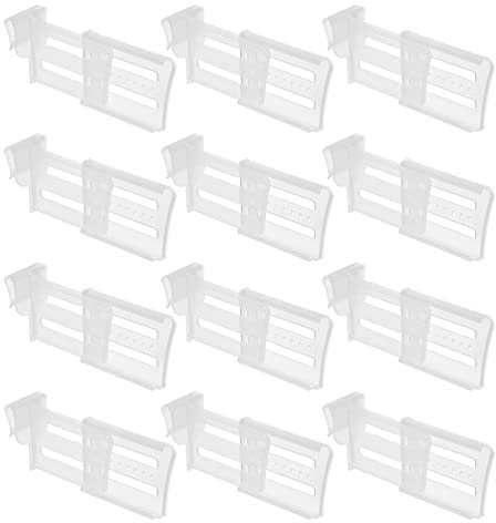 DOITOOL Kühlschrank Organizer Trenner Verstellbar Aus Transparentem Pp Für Kühlschrankregale Und Schubladen 3.2-4.7 Zoll Einstellbar Für Ordnungssystem In Küche Büro