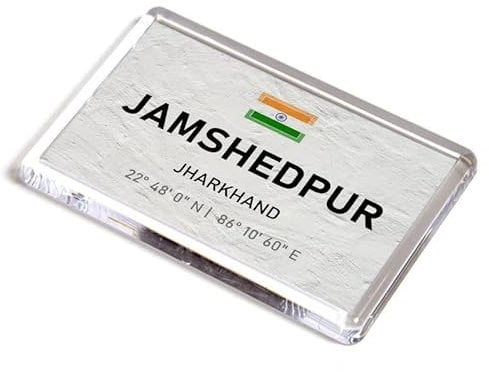 FRIDGE MAGNET - Jamshedpur - Jharkhand - India - Lat/Long