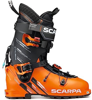 SCARPA Herren Maestrale 110 Flex Alpine Touring Skischuhe für Skischuhe und Abfahrtskifahren - Orange/Schwarz - 24.5