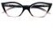 Kodilin Occhiali da Lettura Donna Anti Luce Blu Cat Eye Occhiali per PC con Cerniera a Molla, 1.0 Rosa