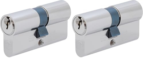 ABUS Profil-Zylinder Buffo 30/30 12127, Single (Packung mit 2)
