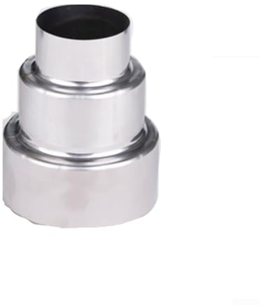 Edelstahl-Reduzierstück, verbindet Gerät mit Schornstein oder Stapel, optimiert für Kamine, Outdoor, Camping, Holzofen (Ø100 mm/Ø60 mm)