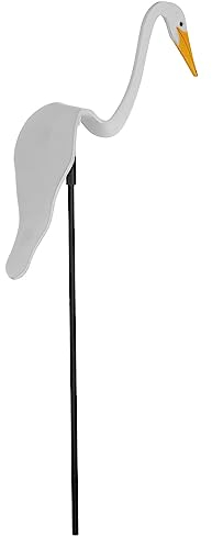 INOOMP 1stück Deko-Flamingo Für Garten Rotierendes Windspiel Als Kinderspielzeug Gartenverschönerung Für Feste Feiern Attraktives Accessoire Für Blumenbeete Rasenflächen