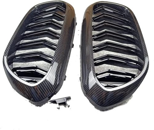 HEAU Auto Front Kühlergrille für BMW Serie 5 M5 G30 G38 520i 530i 540i, Front Stoßstange Grille Ersatz Zubehör, Verschleißfest Gitter Grill