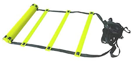 JaHaNa Sports Foot Speed Agility Ladder | Track and Field Agility Ladder | Speed Running Agility Ladder | Unisex Adults Ladder | Speed School Ladder (Round 2 metre)