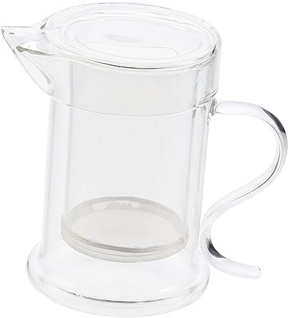 SHOWERORO 1 Set servizio da tè teiera trasparente teiera per ufficio teiera da ufficio teiera di filtrazione tazza the office heat filtrazione bollitore per il tè teiera domestica Bicchiere