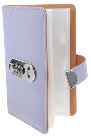 TEHAUX Geldspar-organizer Buchschloss Bargeldspar-herausforderung Buchblätter Für Binder