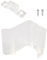 Loquet de porte de placard – Serrure de porte coulissante miroir avec vis – Absorption des chocs – Accessoires de rechange de sécurité pour camping-car et camping-car