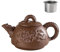 Teekannen und Kaffeegeschirr Reise-Teeset Handgemachte Drachen Teekanne Mit Filter Tee-Ei Sieb Teetasse Wasserkocher Authentische Yixing Lila Ton Tee-Sets Haushalt Teegeschirr Teeservice(D)