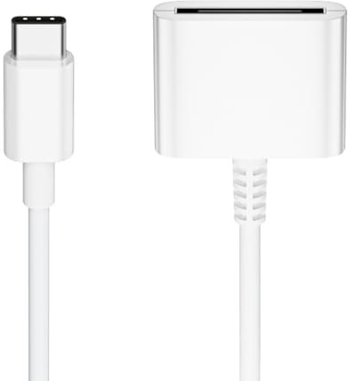 USB C auf 30-polige Buchse Adapter für iPhone 16, Apple MFi-zertifiziert, kein Audio Typ C Stecker auf 30-polige Buchse, Lade- und Datenübertragungskonverter, kompatibel mit iPhone 16, 15 Pro, Max, 16