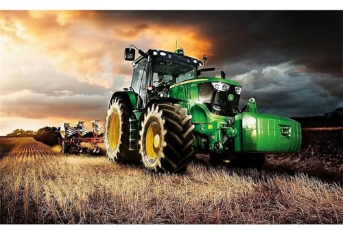 Puzzle 200 Teile Traktor für landwirtschaftliche Betriebe Puzzle für Erwachsene,Jugendliche Herausforderungsspielzeug Dekompressionsspiel,Spielzeugpuzzle Geschenke zur Wohndekoration (35x25 cm)