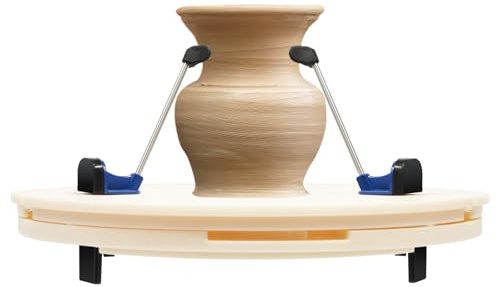 Pottery Wheel Trimming Tool, Ceramic Chuck Adjustable Töpferrad, Clay Centering System, ABS Durable Stabiler Griff, Precision Trimming Funktion, Studio Workshop Home Use, Universal Fit Anti Slip