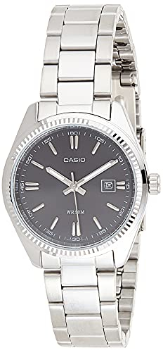 Casio Orologio Analogico Donna con Cinturino in Placcato in Acciaio Inox LTP-1302D-1A1