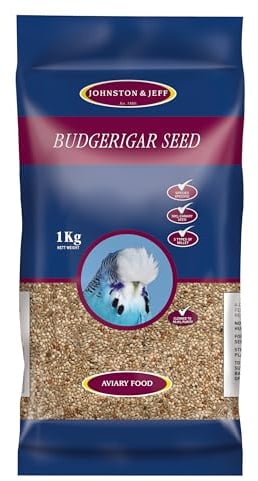 Johnston & Jeff 1kg Expert Budgerigar Seed Mixed Budgie Aviary Bird Seed