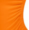 aqua-textil Royal Spannbettlaken Boxspringbett Wasserbett rund Ø ca. 245 cm orange 210g/qm Jersey Mako Baumwolle Elasthan Spannbetttuch