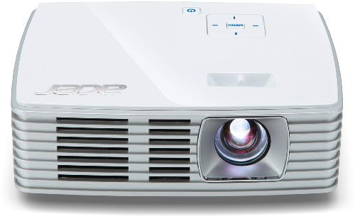 Acer K132 WXGA LED-Projektor (500 ANSI Lumen, Kontrast 10.000:1, 1280 x 800 Pixel, 1 x HDMI/MHL Anschluss, optional WiFi-fähig) weiß