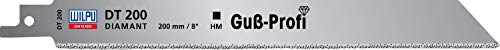 Wilpu 1 Diamant - Säbelsägeblatt 200mm 1/2 Schaft für Guß, Backstein, Keramik, GFK