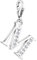 Nenalina Buchstabe M Karabiner Charm Anhänger für Bettelarmband aus 925 Sterling Silber 712713-019