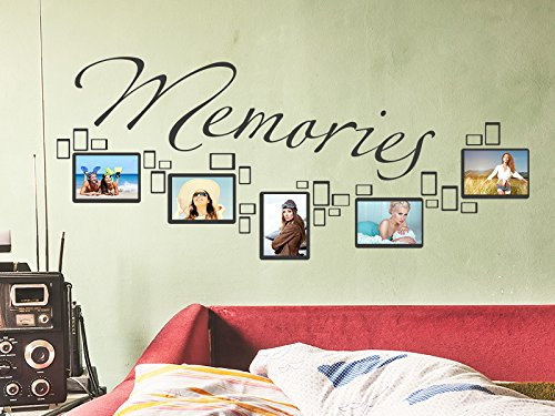 KLEBEHELD® Wandtattoo Bilderrahmen Memories