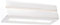 SOLLUX lighting Vega Line Wandleuchte Innen aus Keramik – Wandbeleuchtung für Wohnzimmer und Esszimmer – Flurlampe in Weiß, 32,5 x 9,5 x 9,5 cm