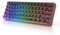 GK61 Mechanical Gaming Keyboard - 61 Keys Multi Color RGB Illuminated LED Backlit Wired Programmable for PC/Mac Gamer Tactile (Gateron Optical Brown)