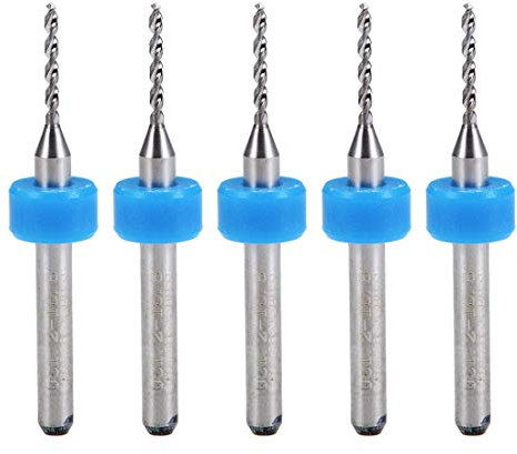 sourcing map PCB Drill Bits 1.2mm Tungsten Carbide Rotary Tool Jewelry CNC Engraving Print Circuit Board Micro Drill Bits 1/8 Inch Shank 5 Pcs