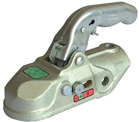 Tête d’attelage KF27 en Fonte – pour remorque Jusqu’à 2700 kg – témoin d’Usure intégré, Montage Facile 50 mm – avec boulons M14