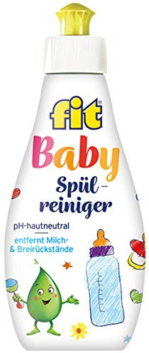 Fit Nettoyant vaisselle pour bébé - Élimine le lait et les résidus de purée - 400 ml.