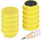 10x Pinnwandmagnete/Büromagnete (magnets4you) | Gelb | Ø 20 x 7 mm | hält 400 g | Ferrit | für Whiteboard, Kühlschrank, Büro, Schule, Tafel