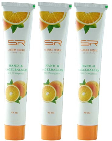 Sabrina Rudnik Hand- und Nagelbalsam 45 ml + varivendo Notizblock (3 x Orangenöl)