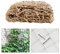 2m x 5m Red de apoyo para plantas, material de yute natural, para plantas trepadoras, red de seguridad para niños, red de escalera de balcón, decoración de pared con foto, divisor, red de techo