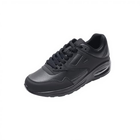 JOMIX Chaussures de Sport Running Basket Homme Femme Marche Course Outdoor Gym Fitness Multicolor Respirante Sneakers (Noir, 40)