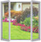 Cinkee 2Pcs Mosquitera para Ventana 100x100cm, Malla de Mosquitera Ajustable DIY para Ventanas Puertas y Patios,Sin Taladrar, Autoadhesiva-Blanco